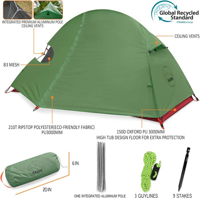 Ultralight Tent Waterproof Backpacking (1 Person) - Image 22