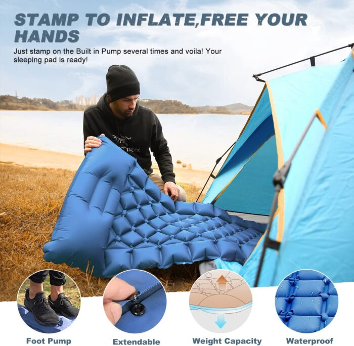 Ultralight Sleeping Inflatable Camping Pad - Image 18