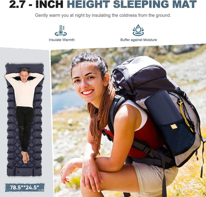 Ultralight Sleeping Inflatable Camping Pad - Image 9