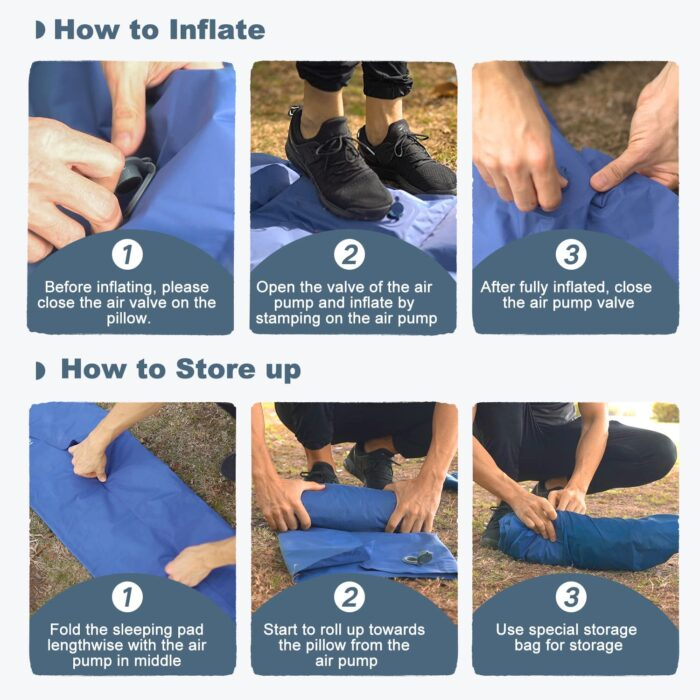Ultralight Sleeping Inflatable Camping Pad - Image 22