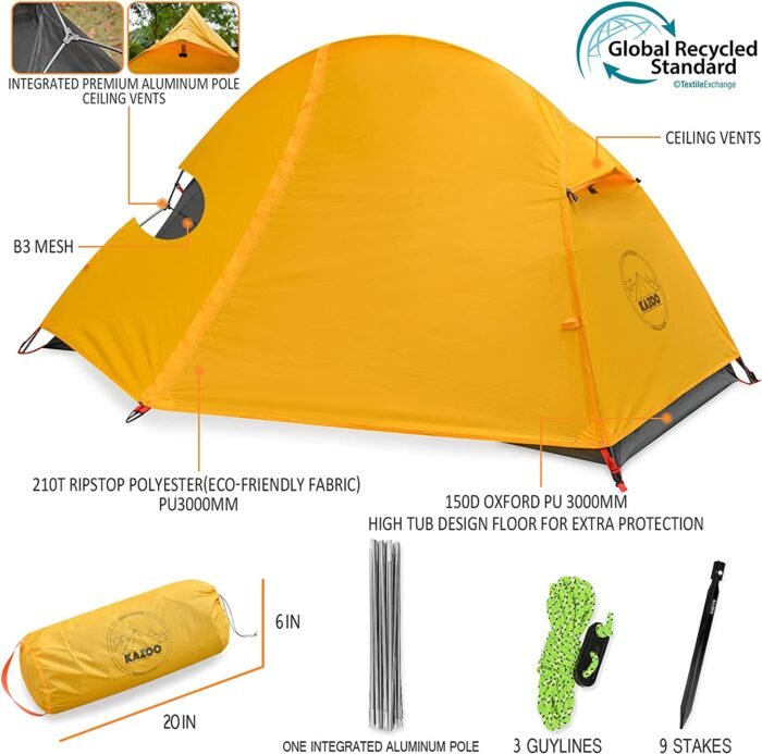 Ultralight Tent Waterproof Backpacking (1 Person) - Image 4