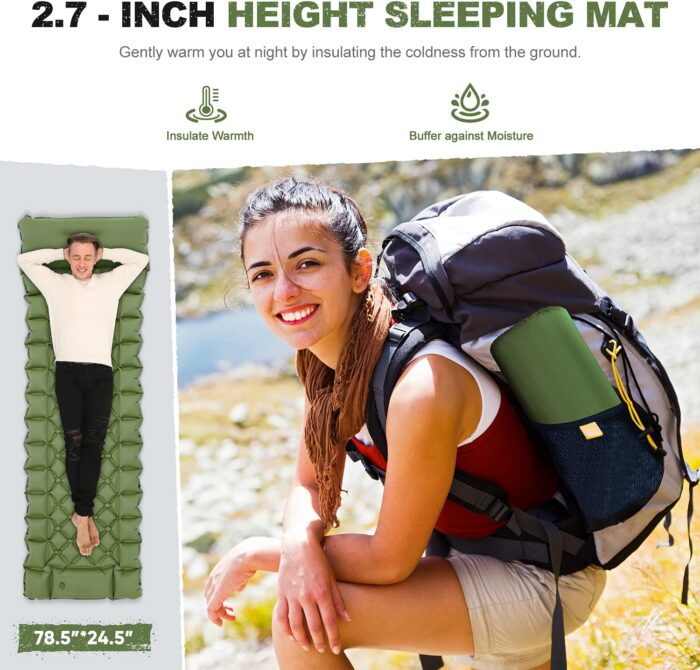 Ultralight Sleeping Inflatable Camping Pad - Image 24