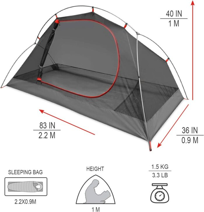 Ultralight Tent Waterproof Backpacking (1 Person) - Image 10