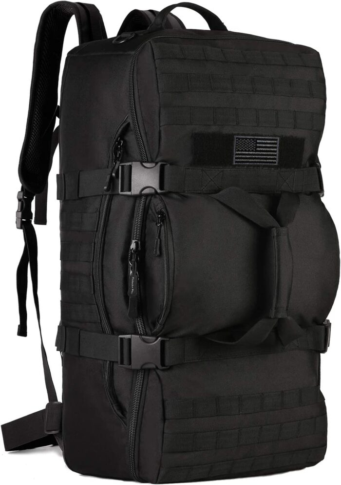 Tactical 60L Travel Duffel Backpack (Rain Cover & Patch Included) - Image 29