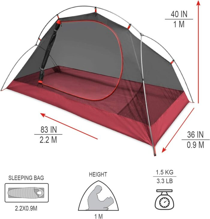 Ultralight Tent Waterproof Backpacking (1 Person) - Image 21
