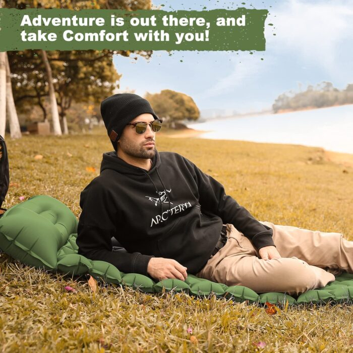Ultralight Sleeping Inflatable Camping Pad - Image 28