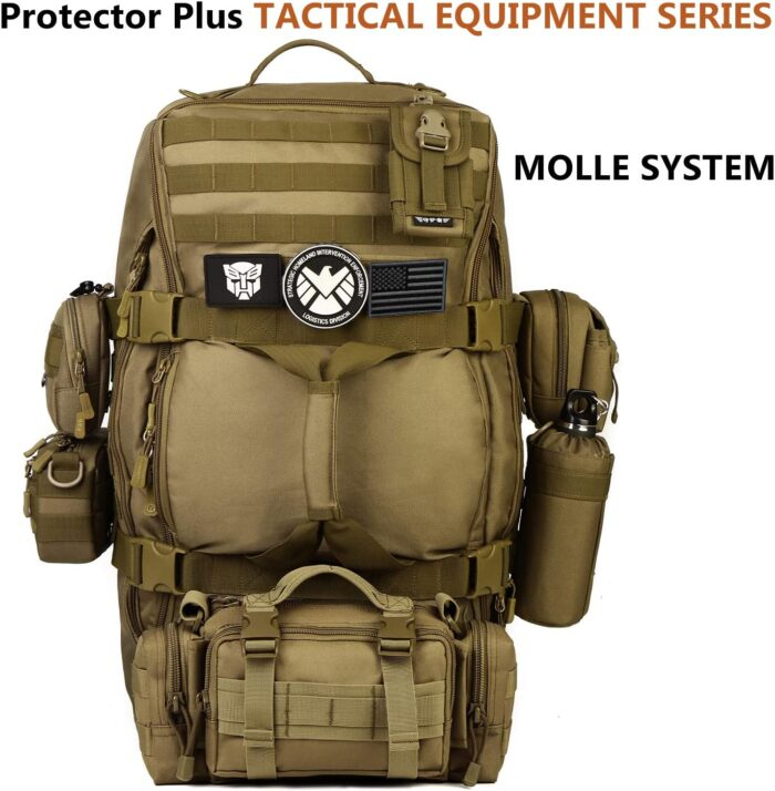 Tactical 60L Travel Duffel Backpack (Rain Cover & Patch Included) - Image 15