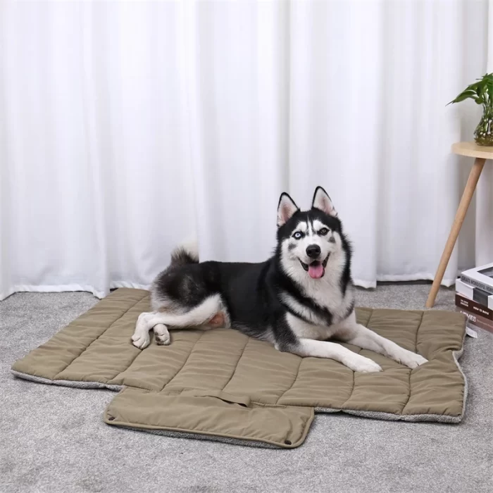 Pet Dog Beds For Dog Foldable Dog Cat Mats Soft Portable Pet Cushion - Image 3