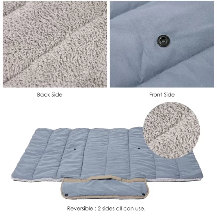 Pet Dog Beds For Dog Foldable Dog Cat Mats Soft Portable Pet Cushion - Image 6
