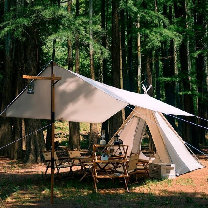 Luxury Pyramid Tent with Canopy Option - Image 2