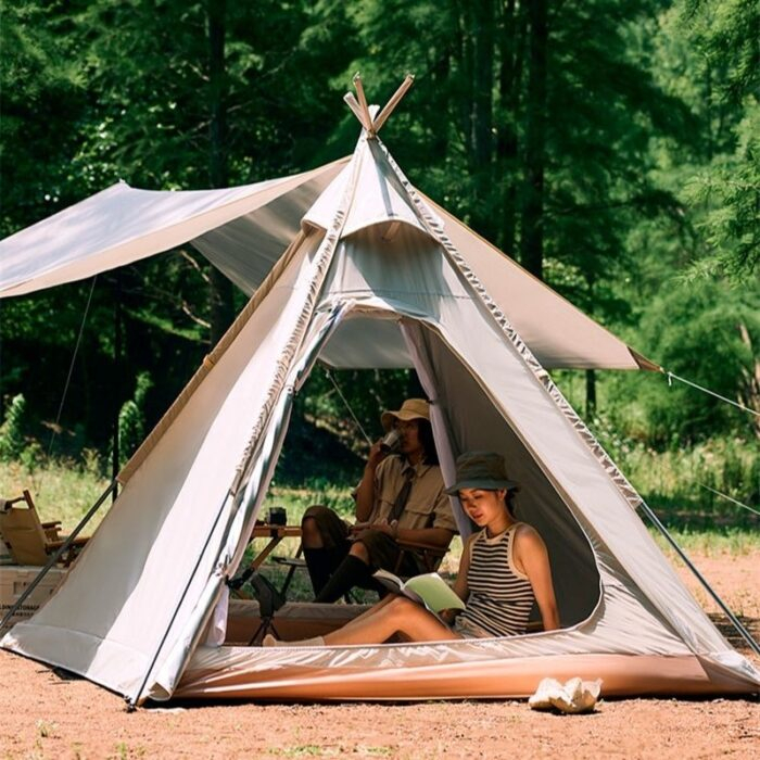 Luxury Pyramid Tent with Canopy Option - Image 4