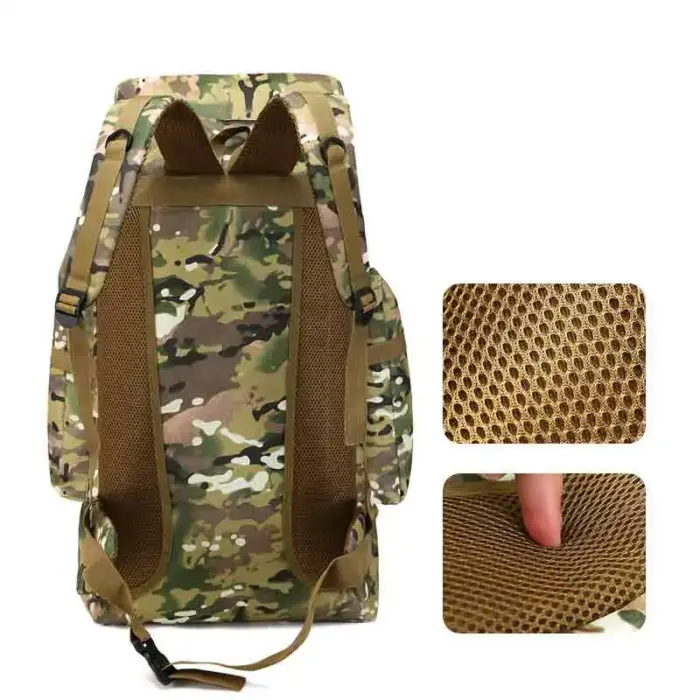 70L Molle Rucksack Tactical Mountaineering Camping Bag - Image 4