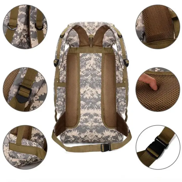 Molle Hunt 80L Military Tactical Large Backpack - Image 3