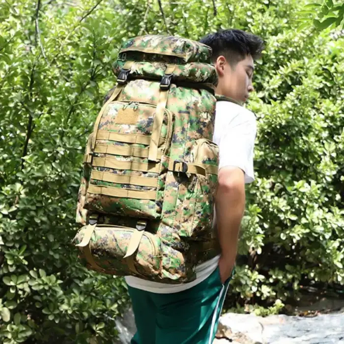 Molle Hunt 80L Military Tactical Large Backpack - Image 4