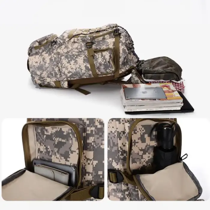 Molle Hunt 80L Military Tactical Large Backpack - Image 5