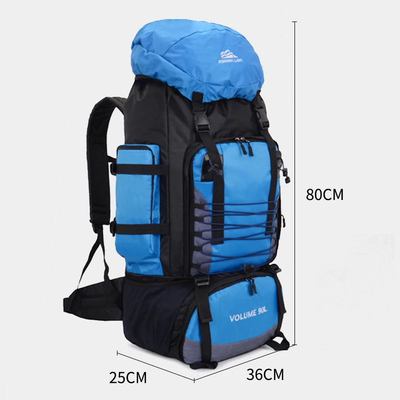 kf-HTB1NuiHbhD1gK0jSZFsq6zldVXa2-Large-90L-Travel-Bag-Camping-Backpack-Hiking-Army-Climbing-Bags-Mountaineering-Sport-Bag-Outdoor-Shoulder-Rucksack 90L Military-Style Travel & Mountaineering Backpack - Image 1