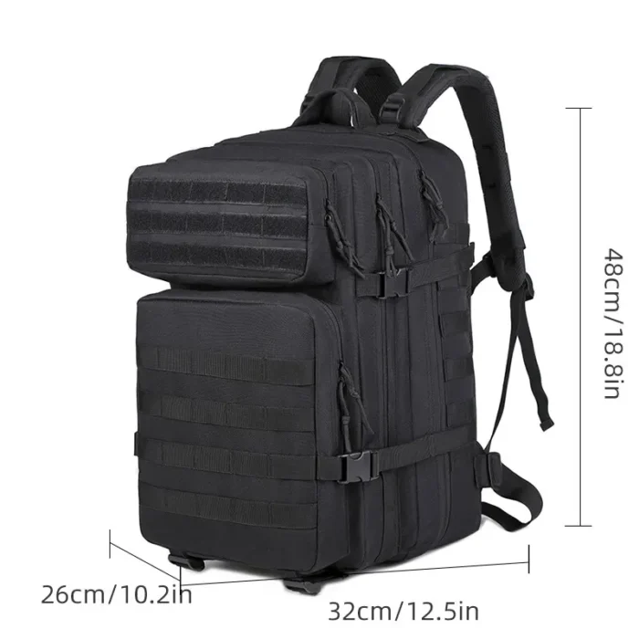 45L Camouflage Military-Grade Outdoor Backpack with Air-Cushioned Straps - Image 2