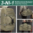 Molle Tactical Duffle Backpack for Hiking, Travel & Expedition Gear - Image 3