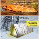 Portable Mylar Emergency Survival Sleeping Bag – Waterproof Thermal Sack - Image 5