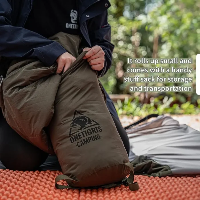 3-Season Mummy-Style Sleeping Bag for Outdoor Adventures - Image 2