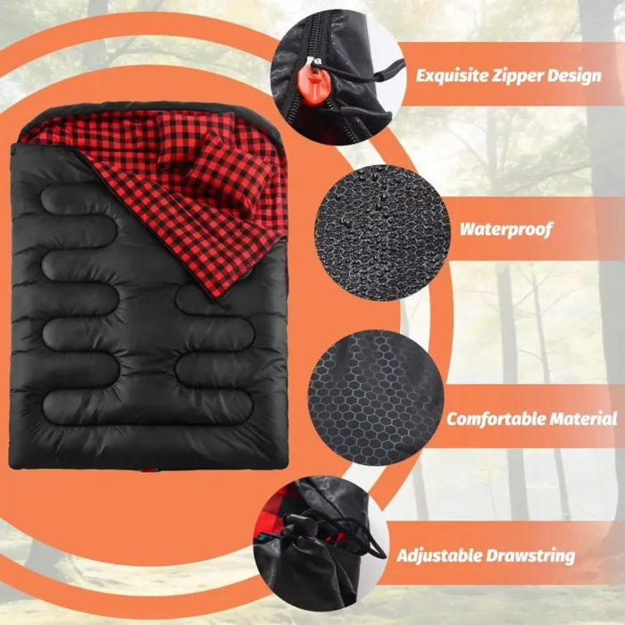 TrailNest XL Double Sleeping Bag - Image 6