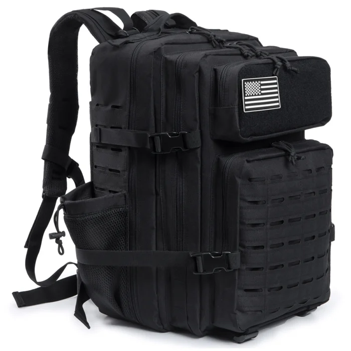 45L Tactical Hiking Backpack with Dual Bottle Holders - Image 4