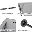 Ultralight Aluminum Folding Chair with Breathable Mesh Seat - Image 4