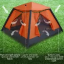 Quick-Open Inflatable Family Tent with Rain & Mosquito Protection - Image 6