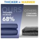 3-Season Cotton Sleeping Bag with Convertible Blanket Design - Image 2