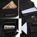 Vintage Canvas Backpack for Travel & Outdoor Use - Image 6