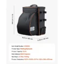 35L Welding Gear Backpack with Helmet Storage & Multi-Compartment Design - Image 5