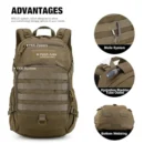 Compact Tactical Molle Backpack for Hiking & Travel - Image 4