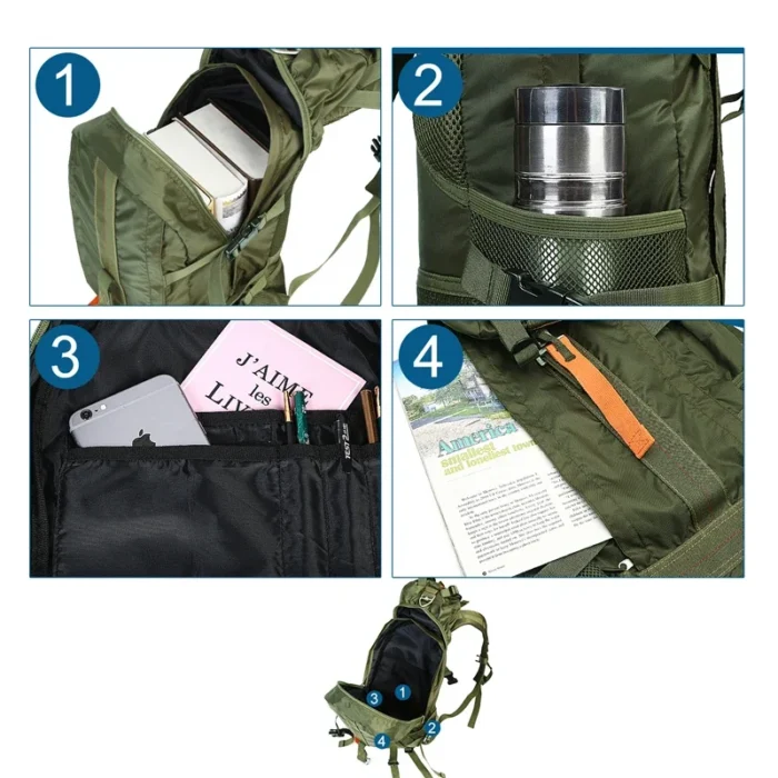 Lightweight Tactical Daypack for Trail, Range & Daily Carry - Image 6