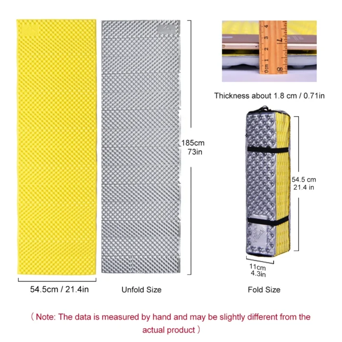 WideSea Aluminum Foam Camp Mat - Image 2