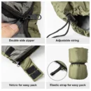 Lightweight 3-Season Sleeping Bag with Convertible Quilt Design - Image 7