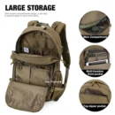 Compact Tactical Molle Backpack for Hiking & Travel - Image 5