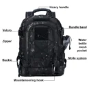 Expandable 55–60L Tactical Backpack with MOLLE System - Image 4
