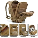 45L Tactical EDC Backpack with Molle Utility System - Image 5
