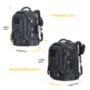 Expandable 55–60L Tactical Backpack with MOLLE System - Image 3