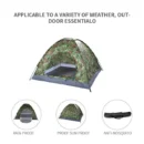 3–4 Person Camo Camping & Fishing Tent – Single-Layer - Image 2