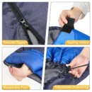 3-Season Cotton Sleeping Bag with Convertible Blanket Design - Image 5