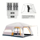 3–6 Person Camping Tent with Sunscreen Protection & Anti-Mosquito Mesh - Image 3