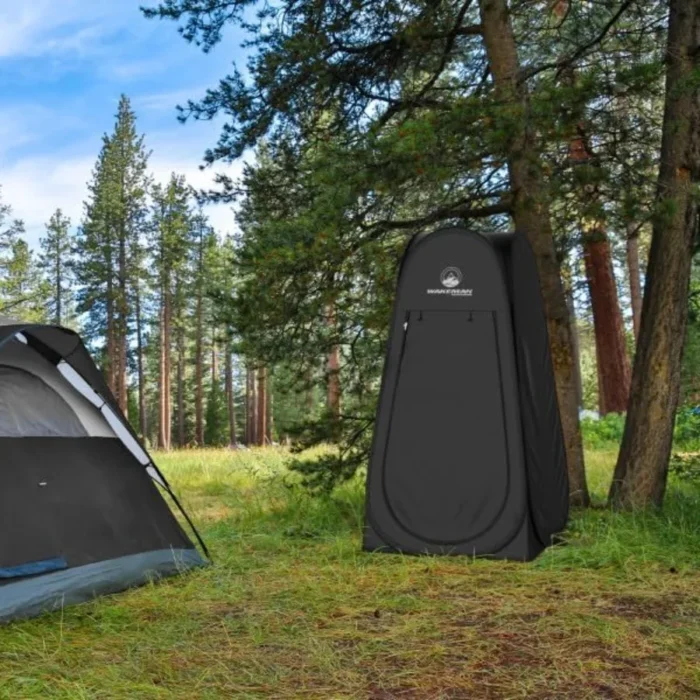 Pop-Up Privacy Pod Tent for 1–2 People – Portable Shower, Dressing Room, or Toilet Stall with Carry Bag  Description: - Image 6