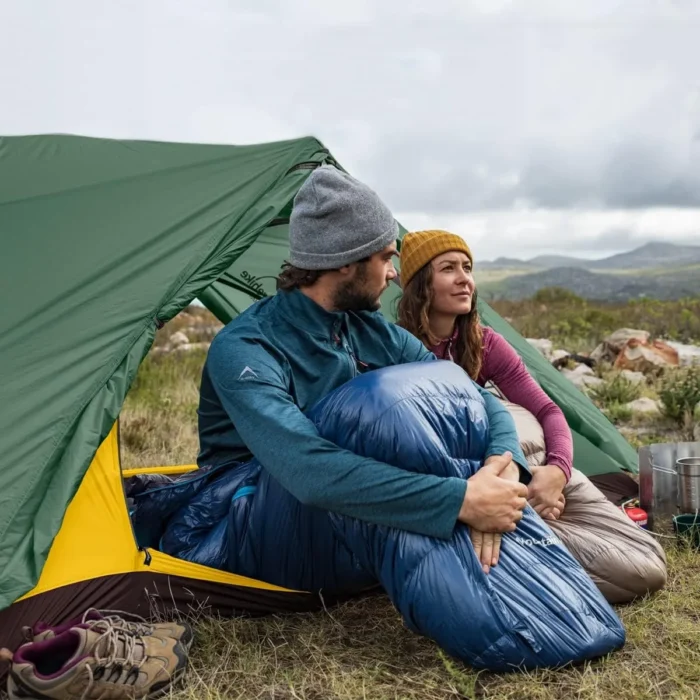 2-Person Double-Layer Trekking Tent with Aluminum Alloy Poles, 3000mm+ Waterproof 4-Season Shelter - Image 6