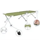 Aluminum Folding Camping Cot with Oxford Fabric & Carry Bag - Image 5