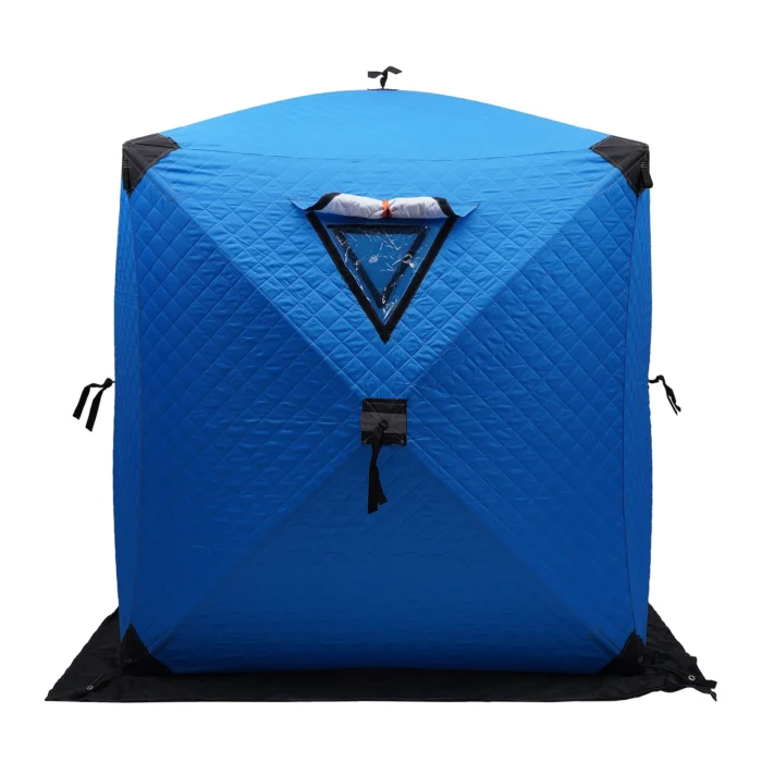 Winter Ice Fishing Tent for 1–2 People with 210D Oxford Fabric & Fiberglass Poles - Image 5