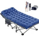 XXL Folding Camp Cot with Removable Mattress & Carry Bag