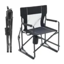 Portable Folding Rocking Chair with Mesh Back & Waterproof Armrests