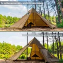 4–8 Person Camping Hot Tent Tipi with Stove Jack for Bushcraft & Outdoor Heating - Image 2