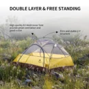 2-Person Double-Layer Trekking Tent with Aluminum Alloy Poles, 3000mm+ Waterproof 4-Season Shelter - Image 3